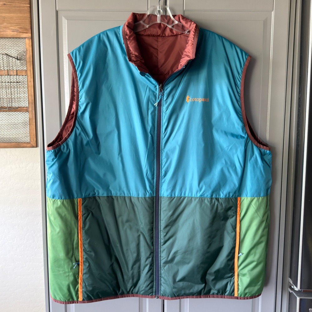Cotopaxi Men's Teca Calido Survivor Reversible Insulated Quilted Vest, Multi, 3X